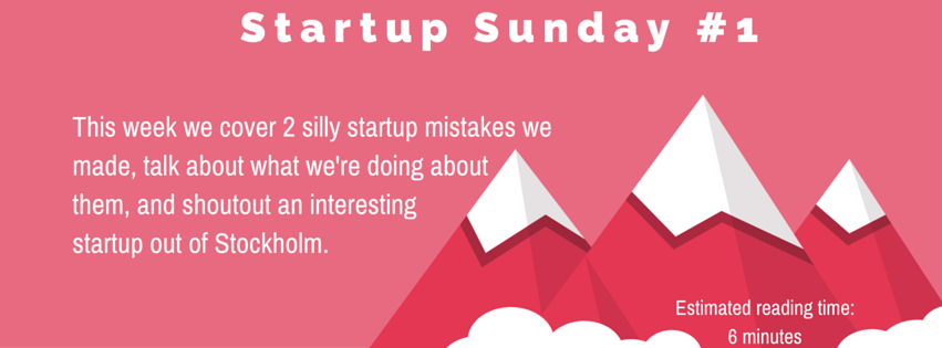 Startup Sunday #1